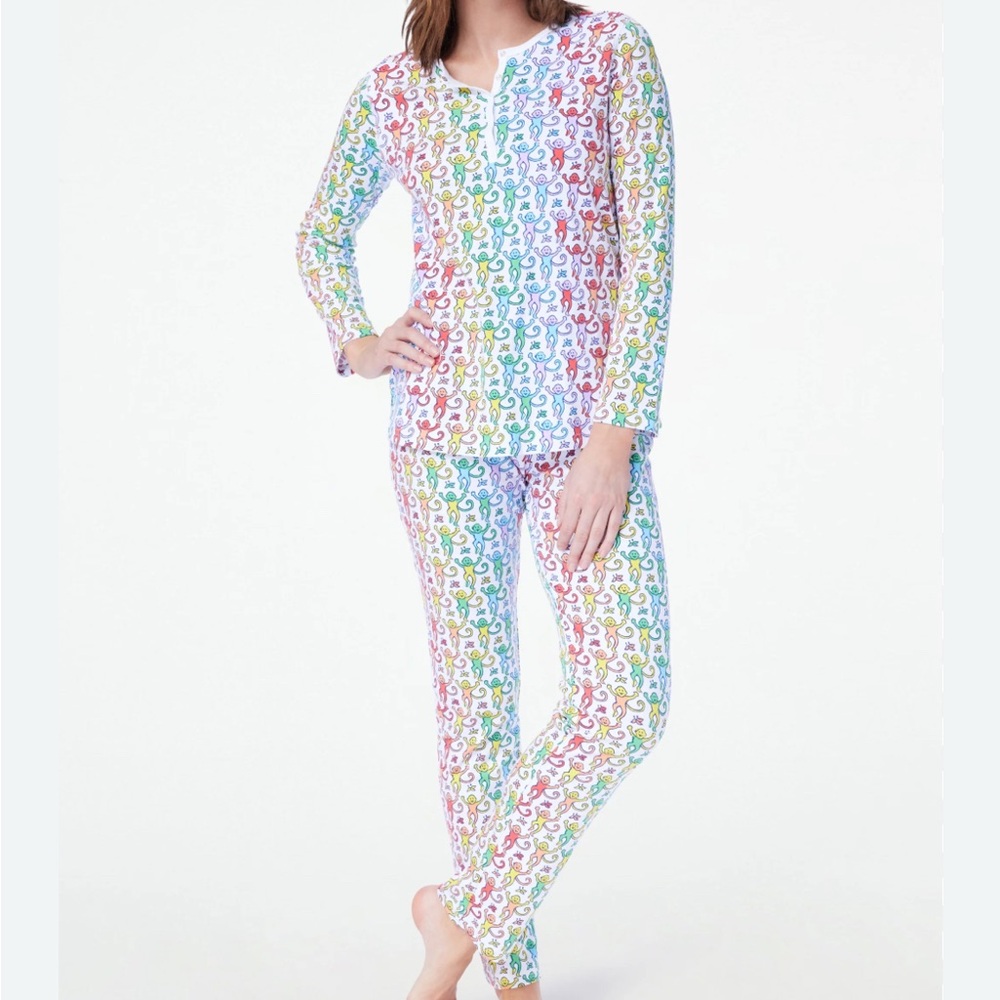 Disco Monkey Pajama Set